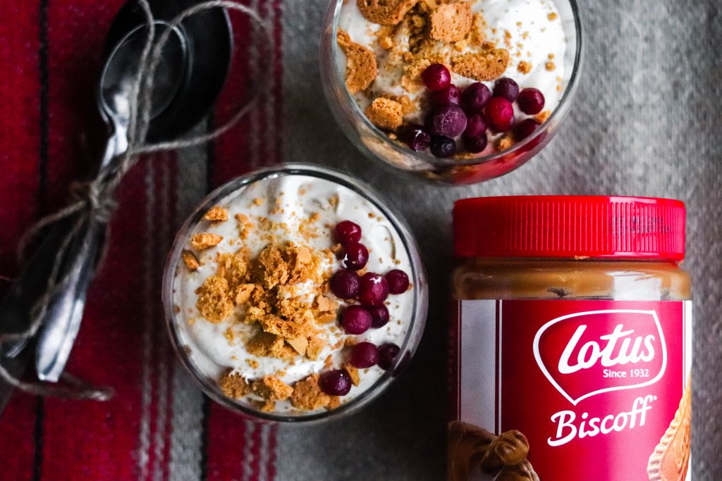 vegaaninen Biscoff-mousse ohje