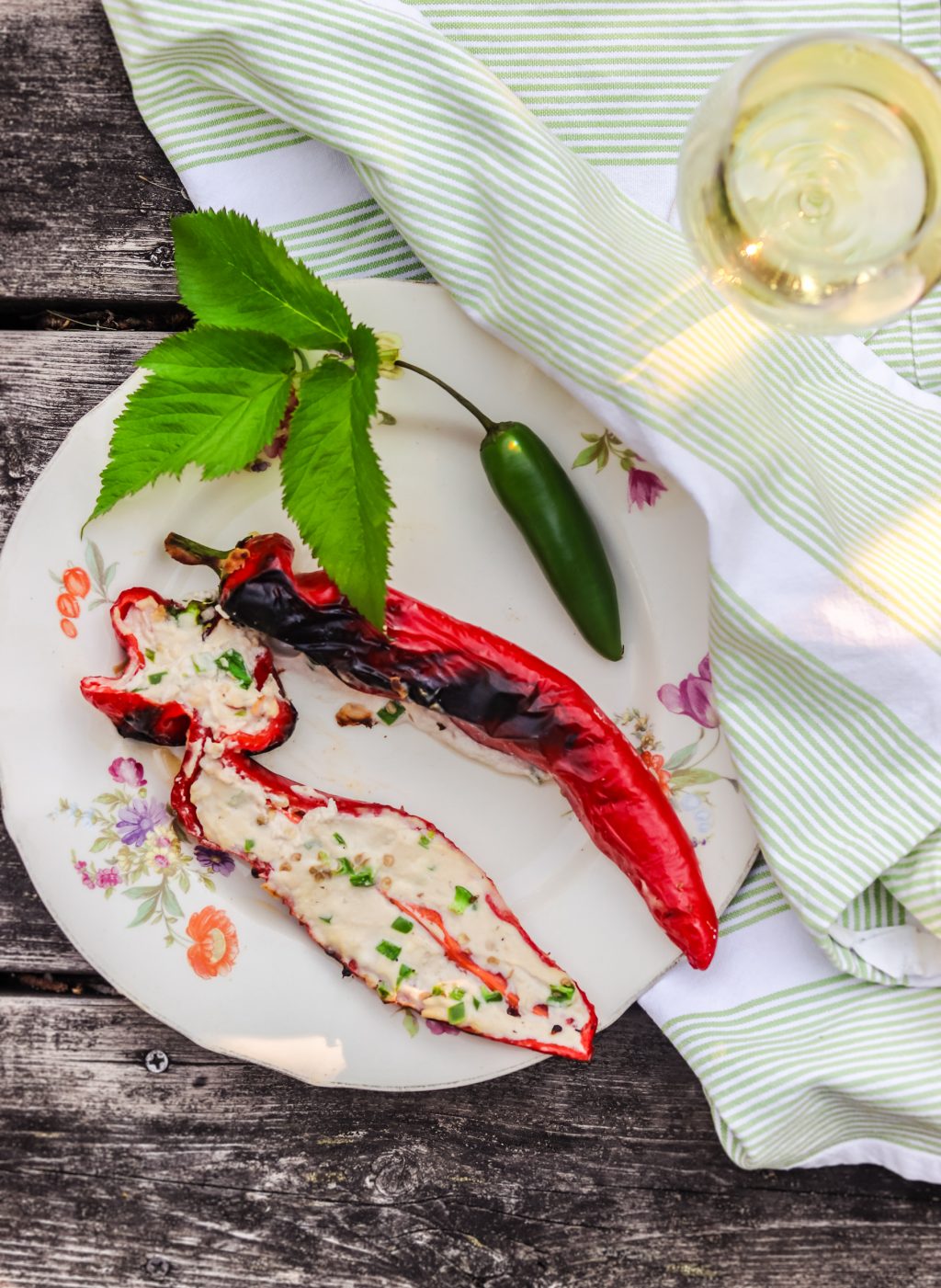 grillatut paprikat täytetyt paprikat resepti
