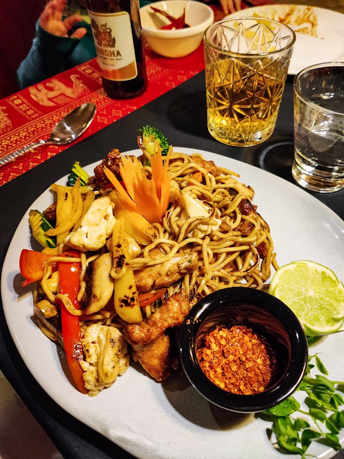 Naantalin kylpylä Thai Garden ruoka