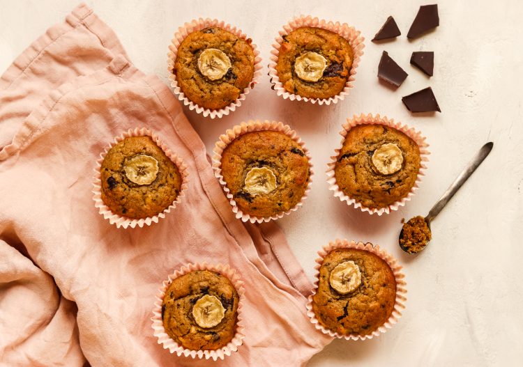 Banaanimuffinit, banaanimuffinssit, banaanimuffinsit, suklaahippumuffinsit, suklaahippumuffinit
