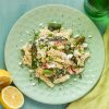 parsa-fetapasta jugurttikastikkeella