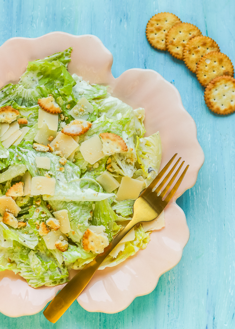 Caesarsalaatti ilman anjovista