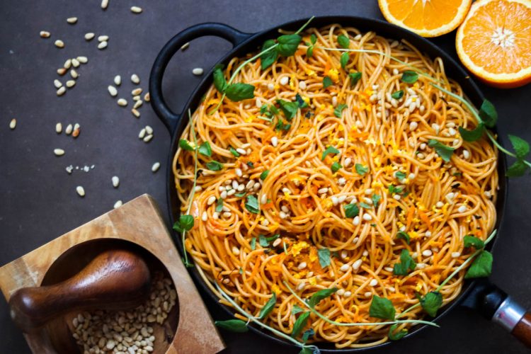 harissa-appelsiinipasta