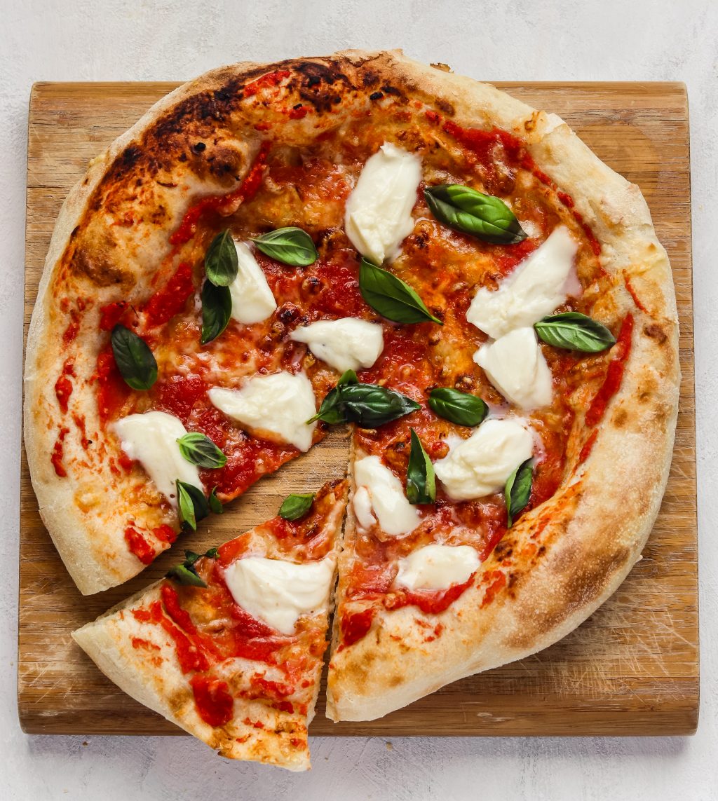 täydellinen pizza kotona