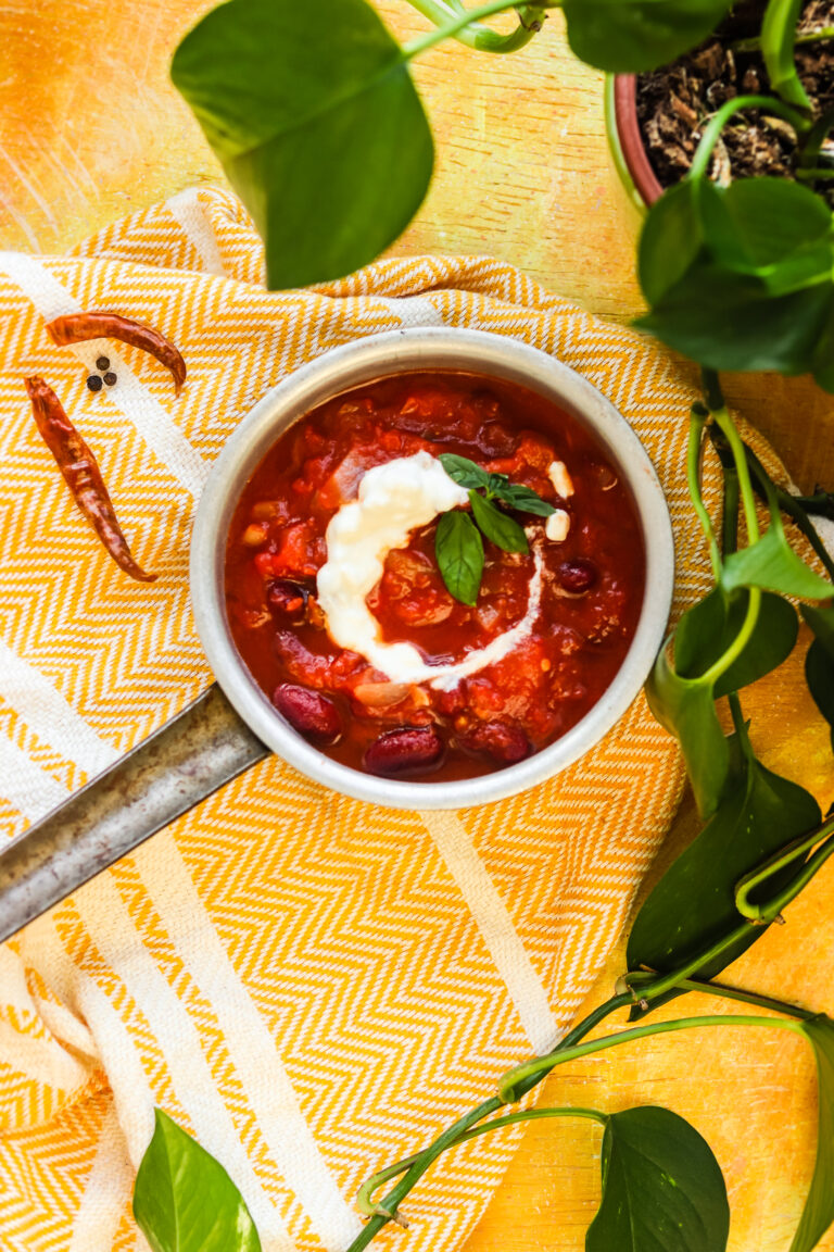 Chili sin carne ohje