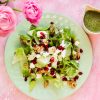 kesäinen fetasalaatti minttupesto