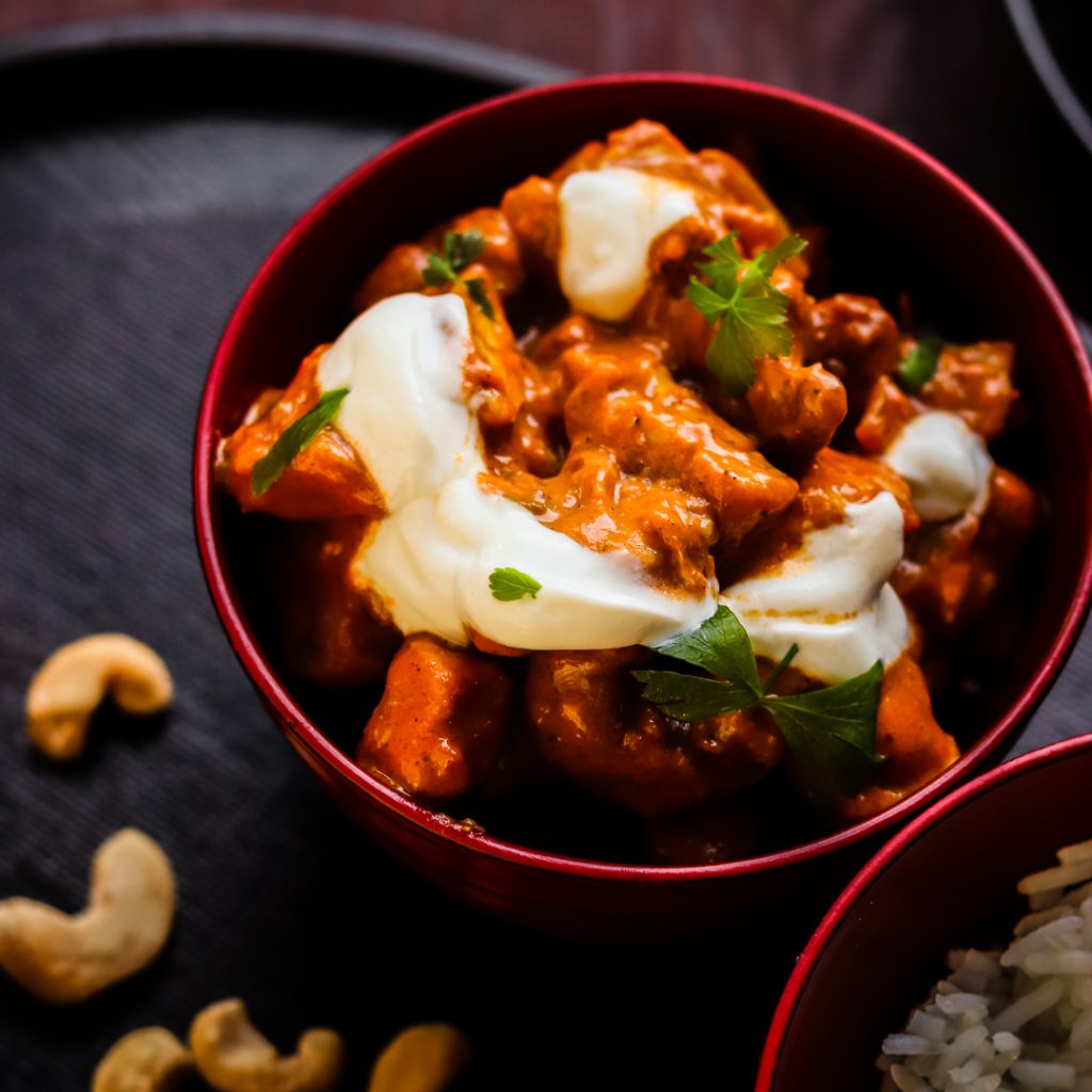 vegaaninen butter tofu